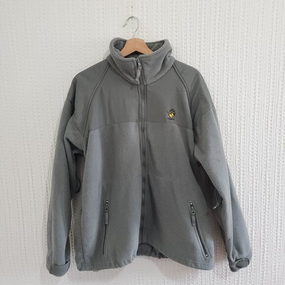 Vintage Rothco Fleece US Military USMC Embroidered Jacket Men's Size Large - Picture 10 of 16